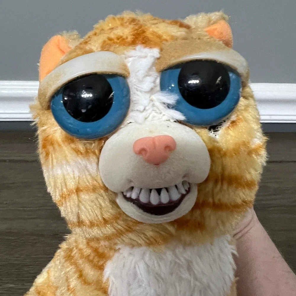 Feisty Pets Princess Pottymouth Tabby Cat Orange Plush Stuffed Animal Toy 8